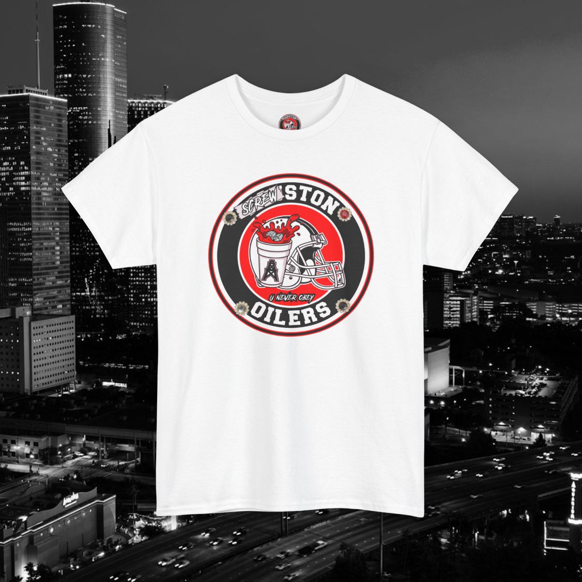 OG Red logo screw shirt