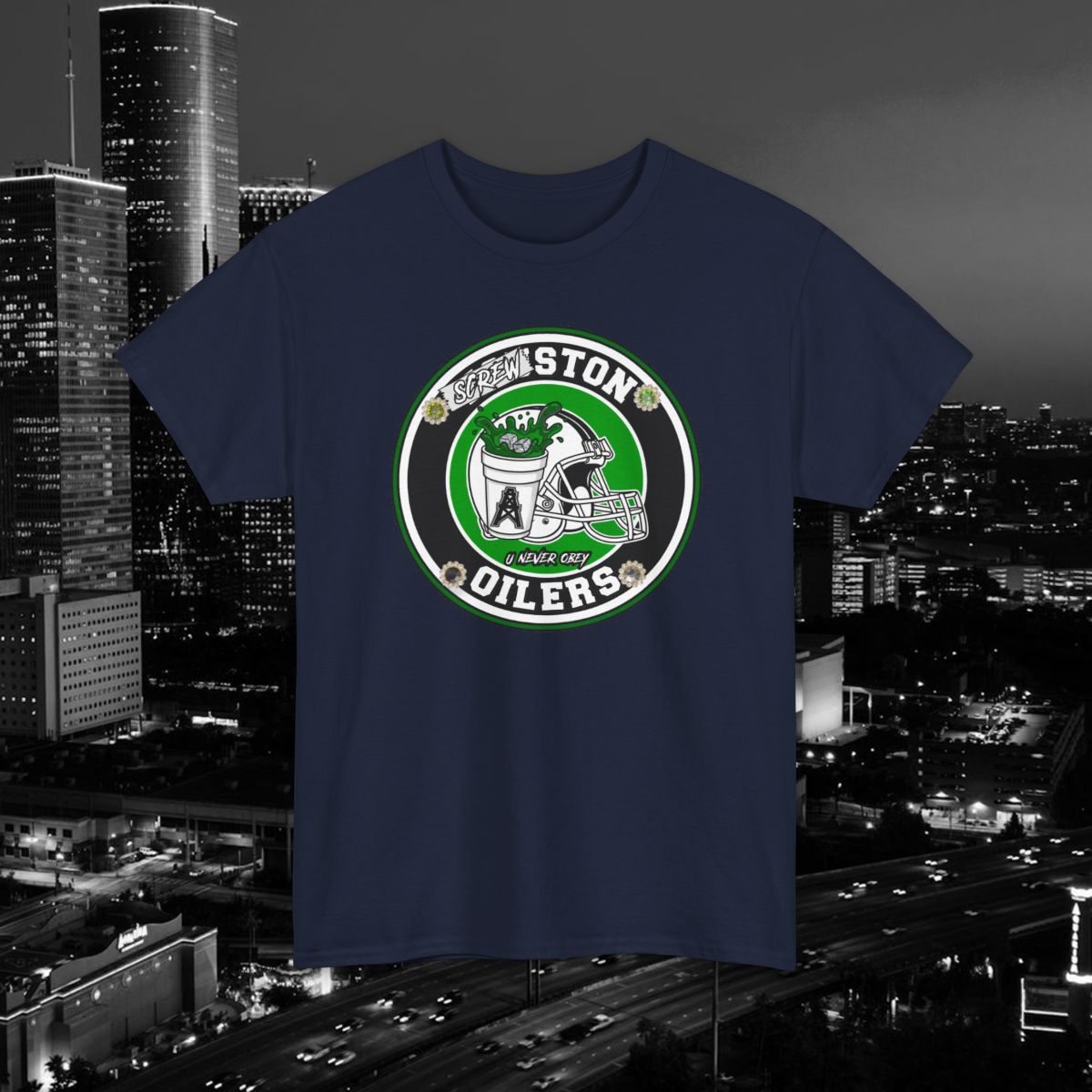 OG Green logo screw shirt