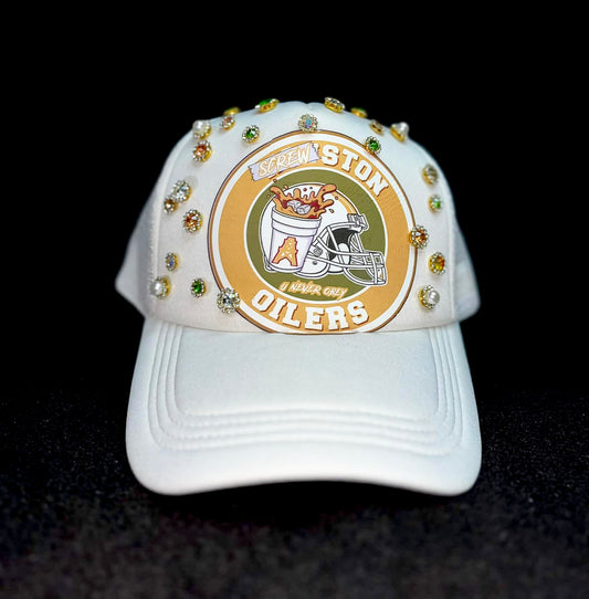 White SO Trucker Hat