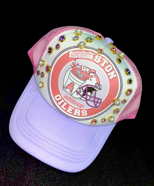 Pink and Purple SO Trucker Hat