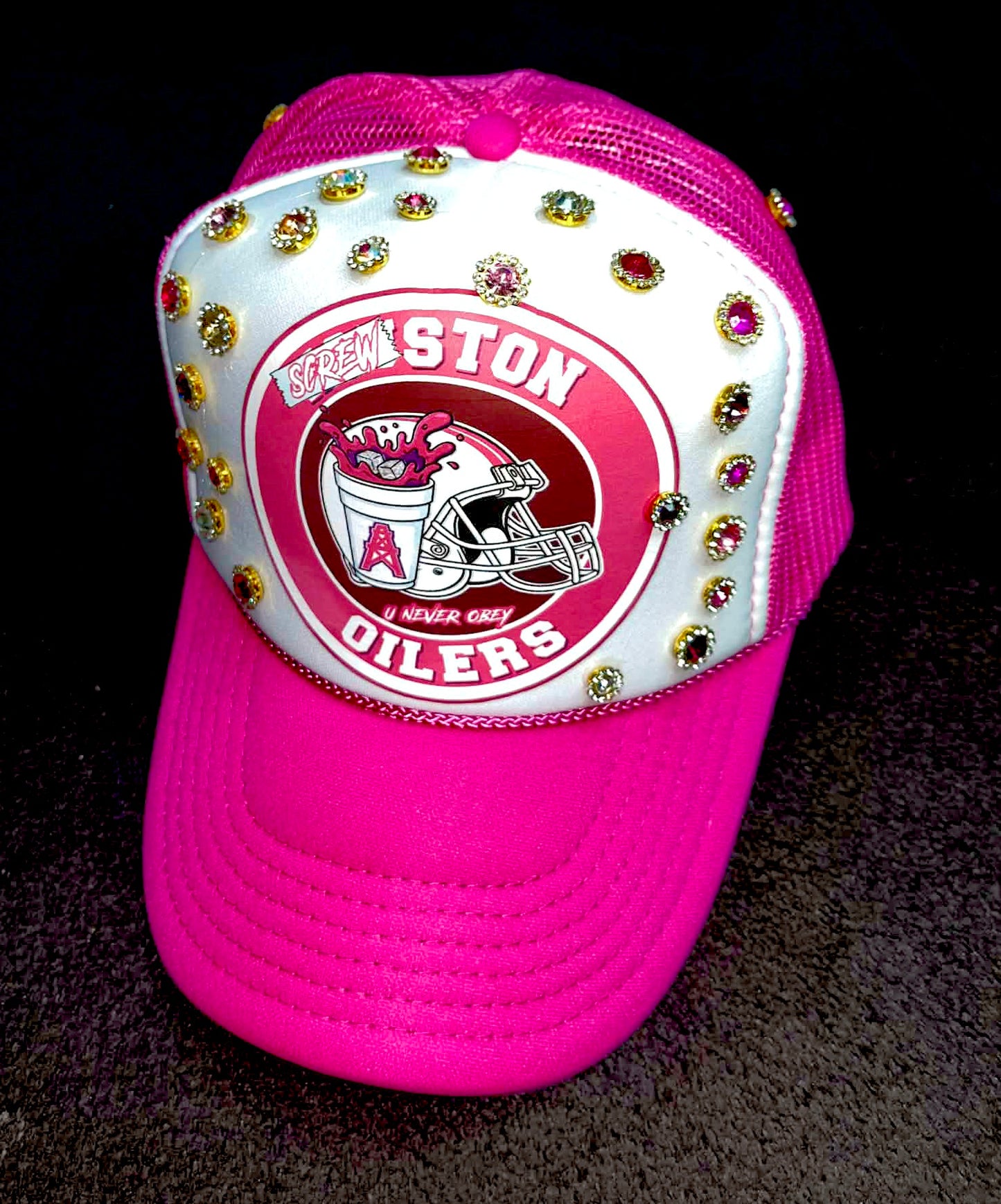 Hot pink SO Trucker Hat
